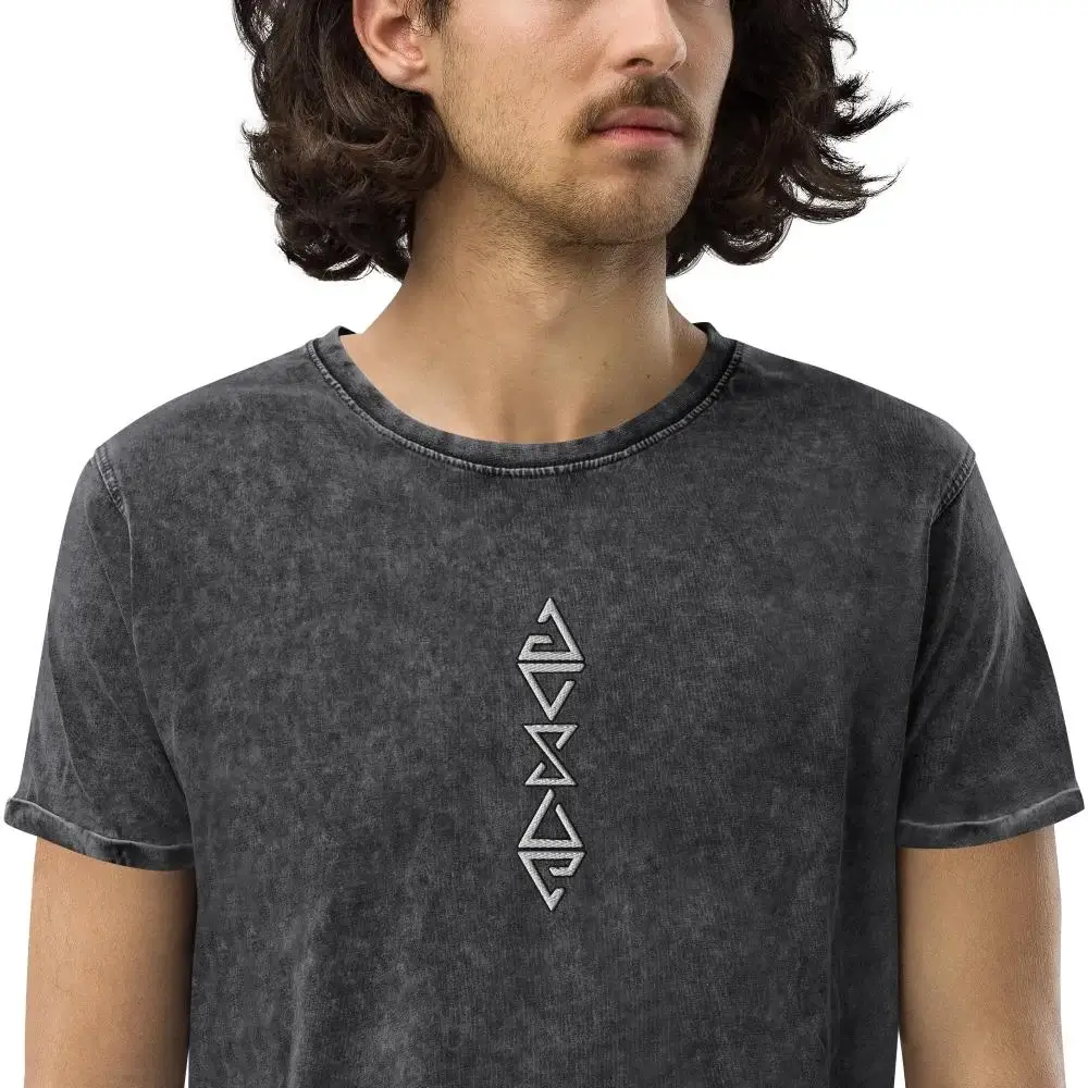 Witcher’s five signs of Power - Denim T-Shirt (15)