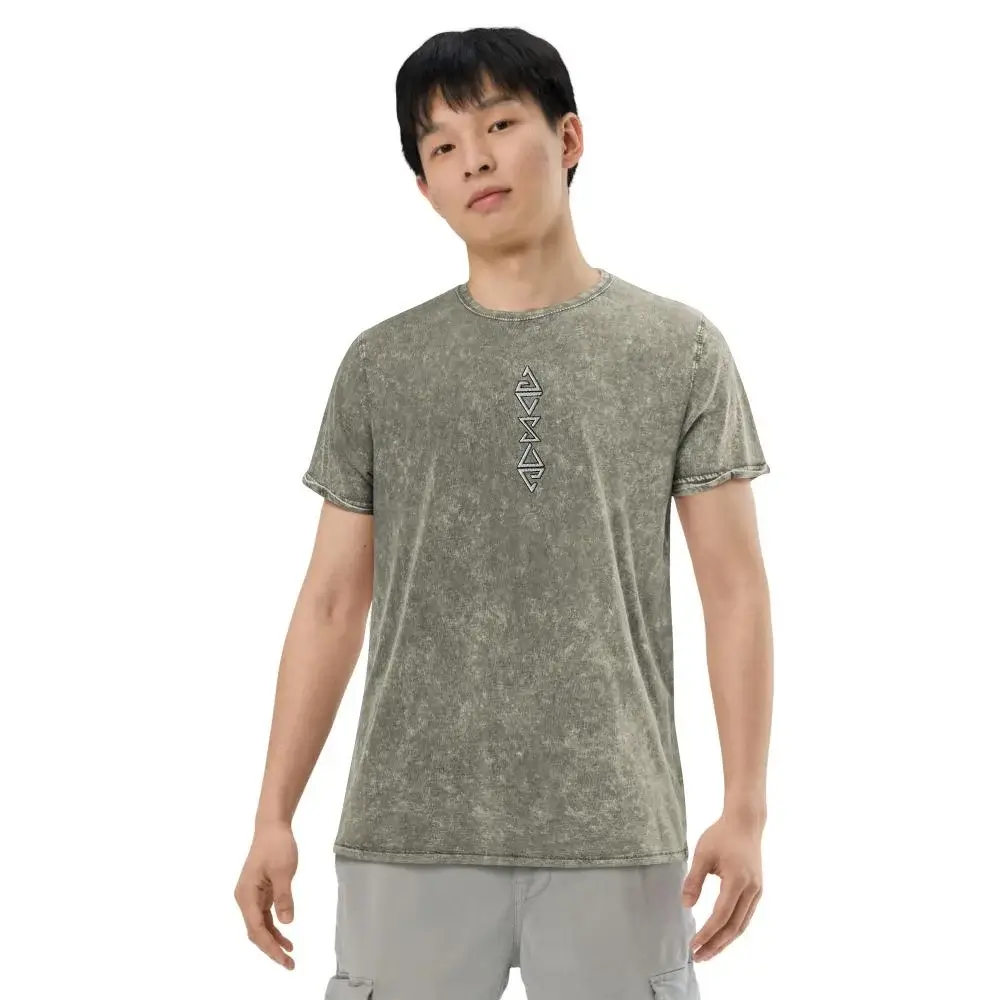 Witcher’s five signs of Power - Denim T-Shirt (2)