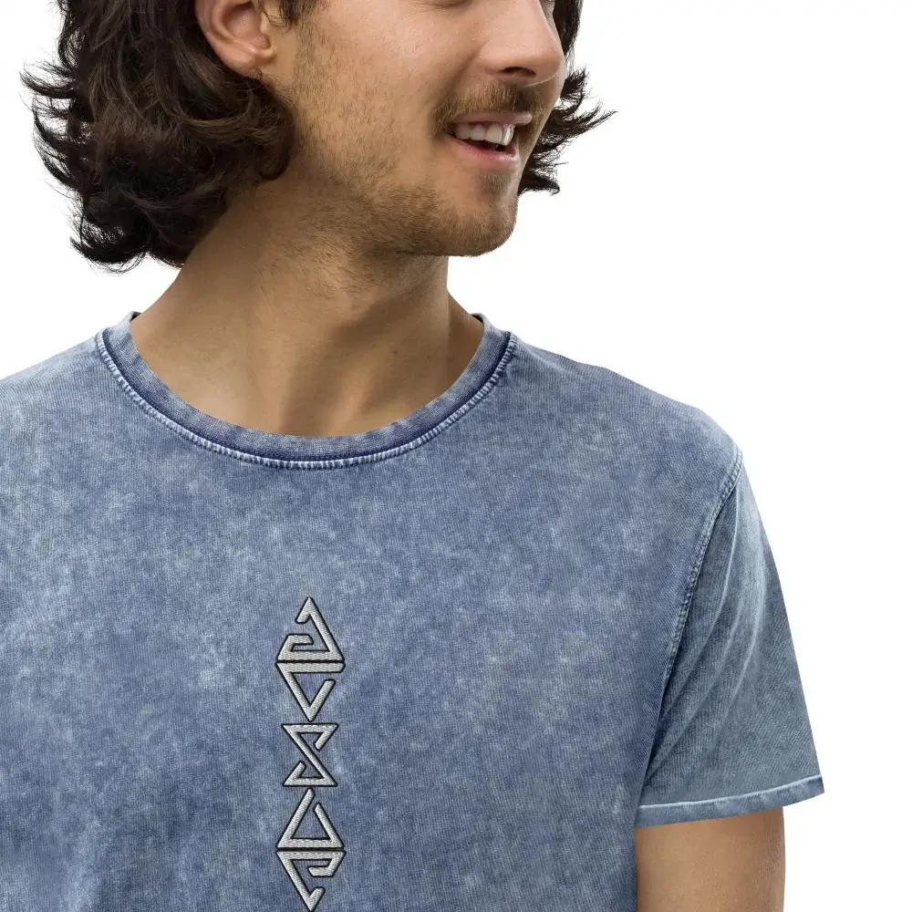 Witcher’s five signs of Power - Denim T-Shirt (7)