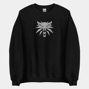 White Wolf of Rivia - Embroidered Sweatshirt
