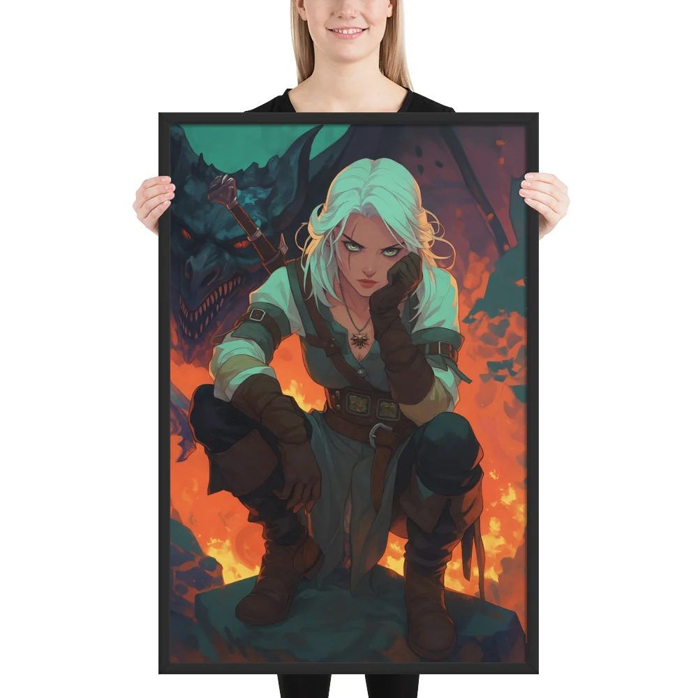 Ciri Over The Throne of Hell-24x36-person-68c881ba7a4e7