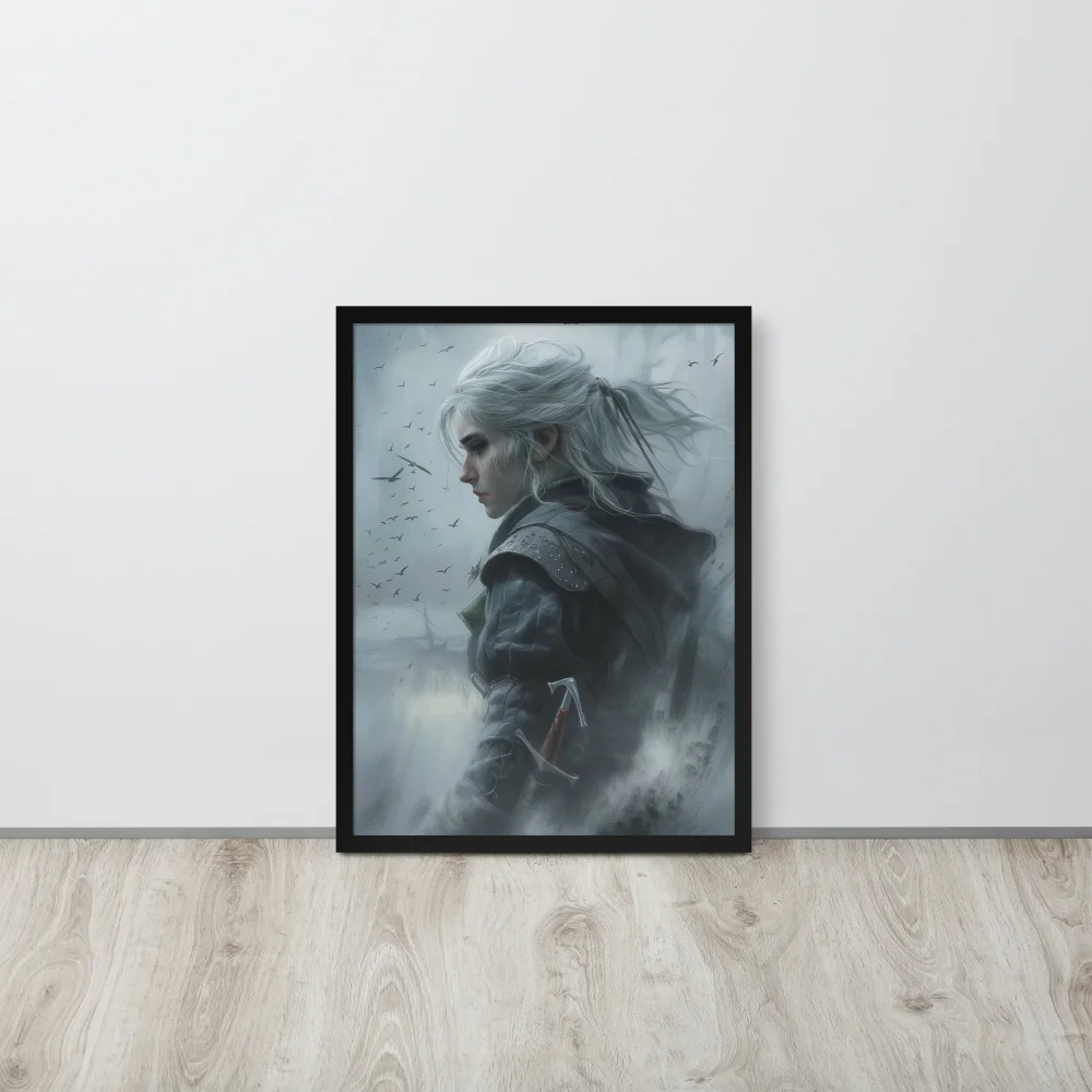 Ciri beyond the Isle of Mist - Wall art Poster-18x24-front-68c76d387847e