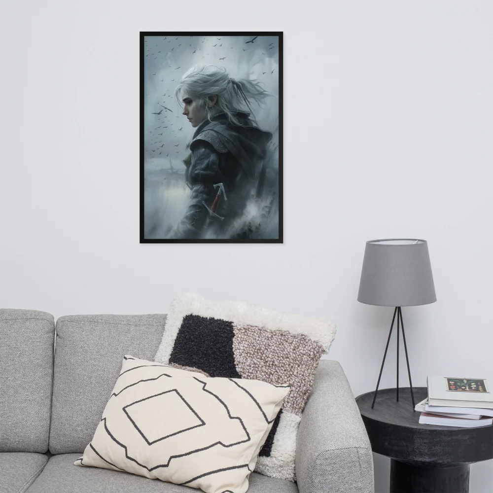 Ciri beyond the Isle of Mist - Wall art Poster-24x36-front-68c76d387772b