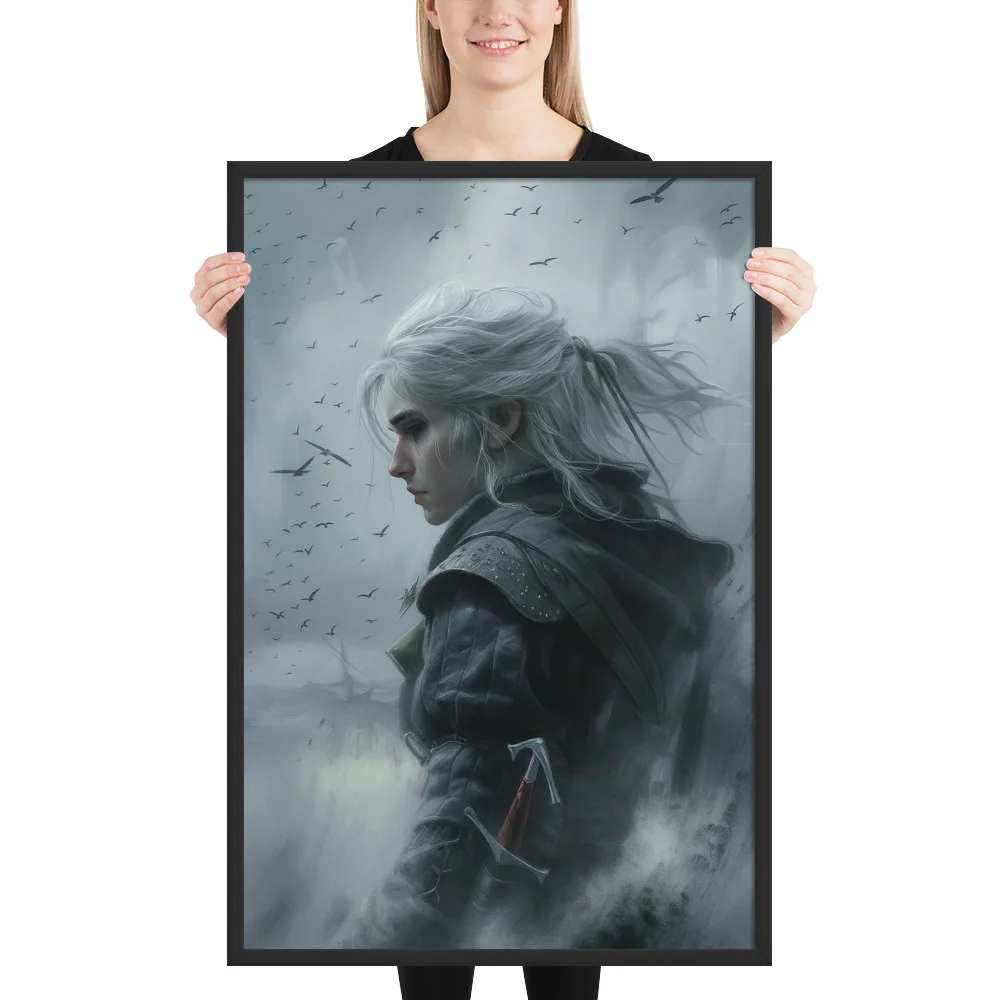 Ciri beyond the Isle of Mist - Wall art Poster-24x36-person-68c76d3876175