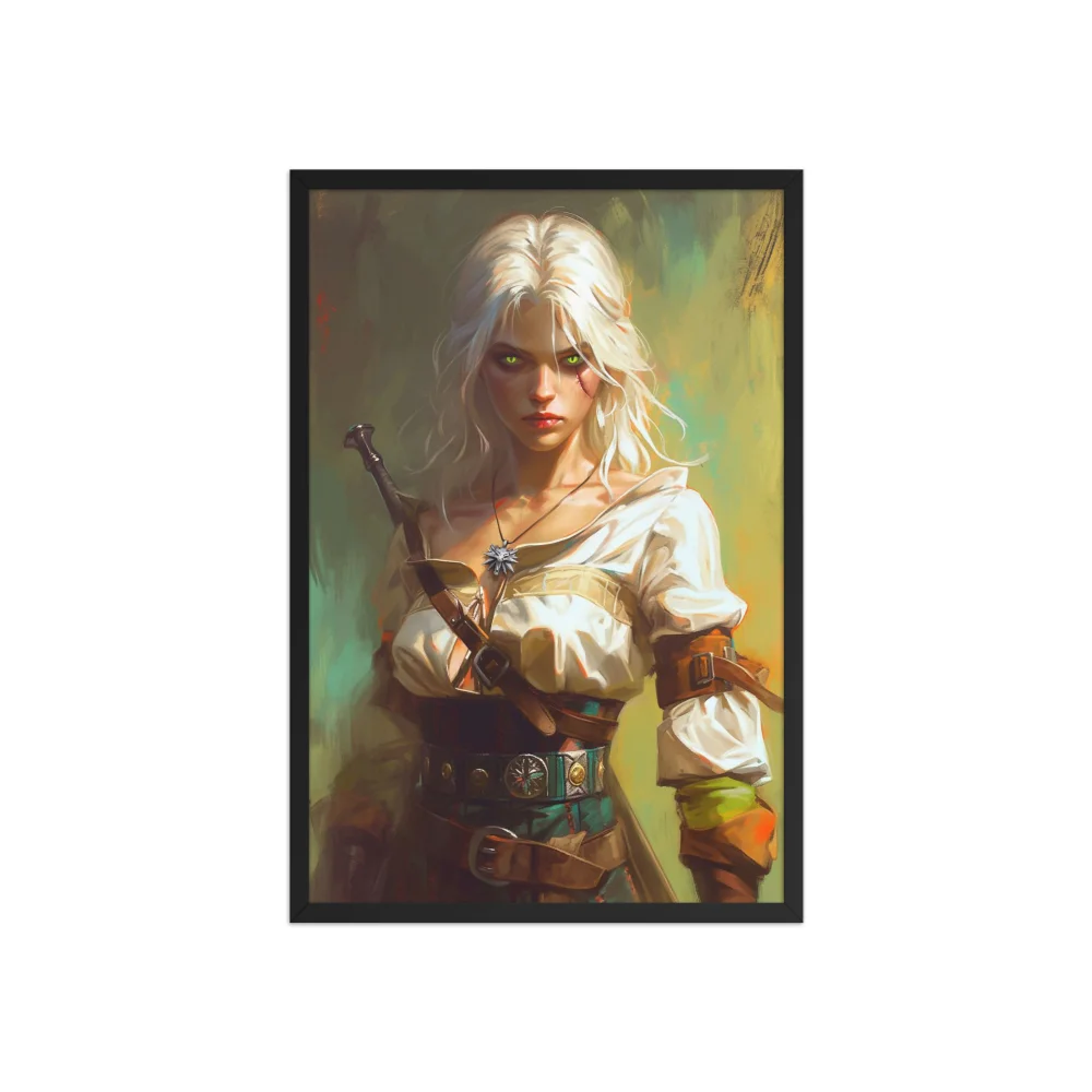 Ciri, the Princess of Cintra - Wall art Poster -20x30-front-68c9fcb421a3e