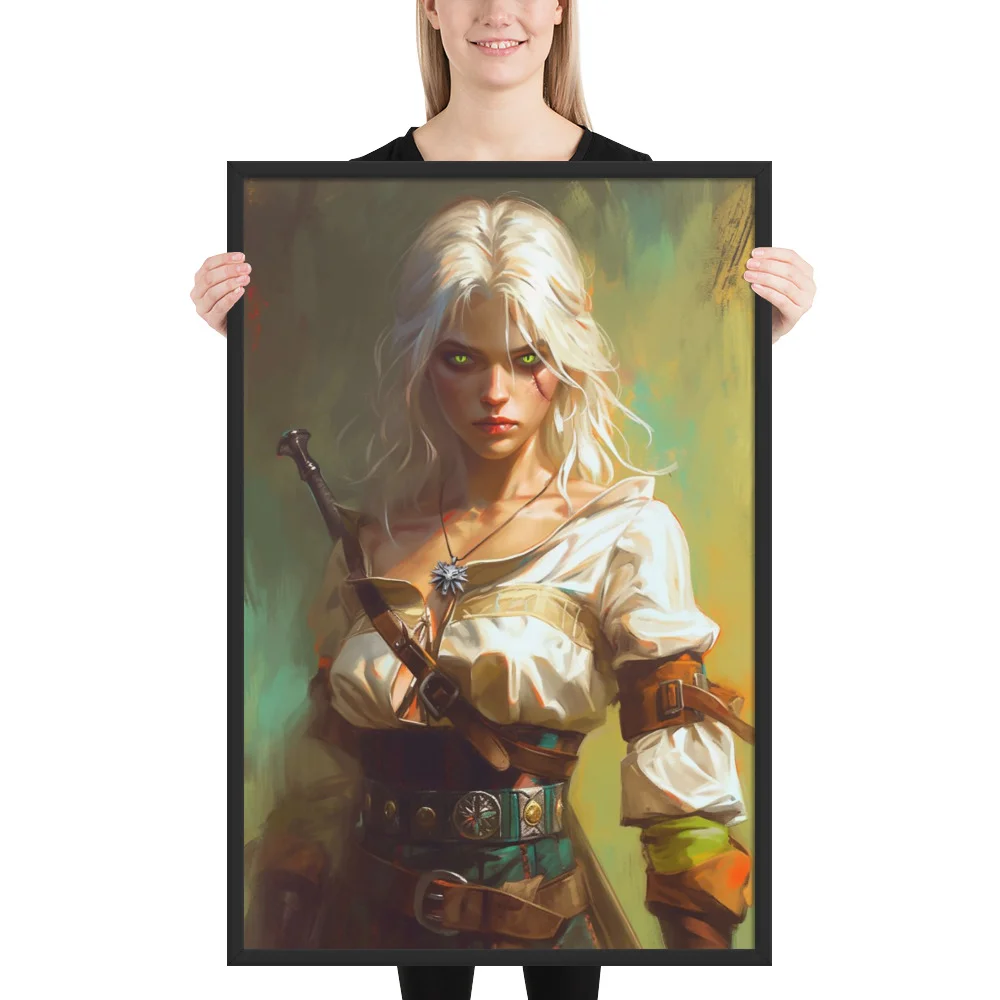 Ciri, the Princess of Cintra - Wall art Poster -24x36-person-68c9fcb41f2d0