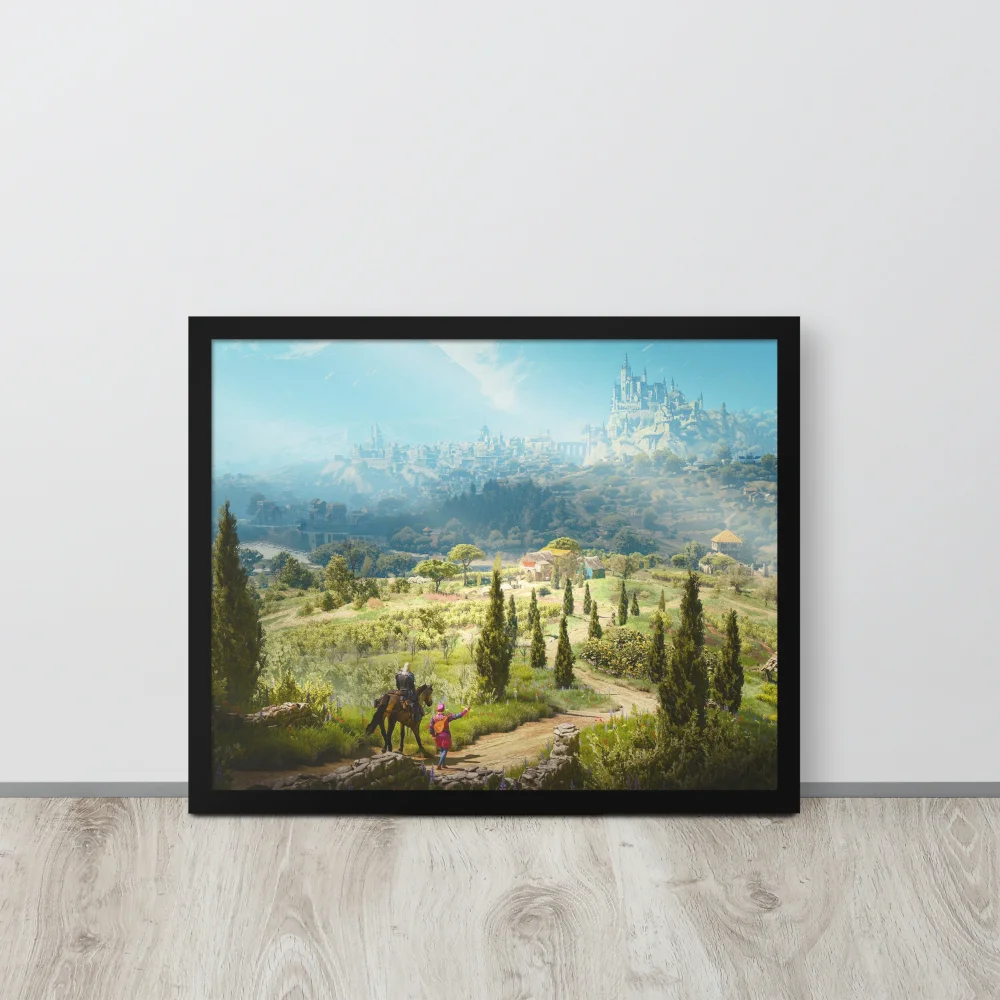 Geralt & Dandelion's Old Tale - Wall art Poster -16x20-front-68c8abe5e4fed