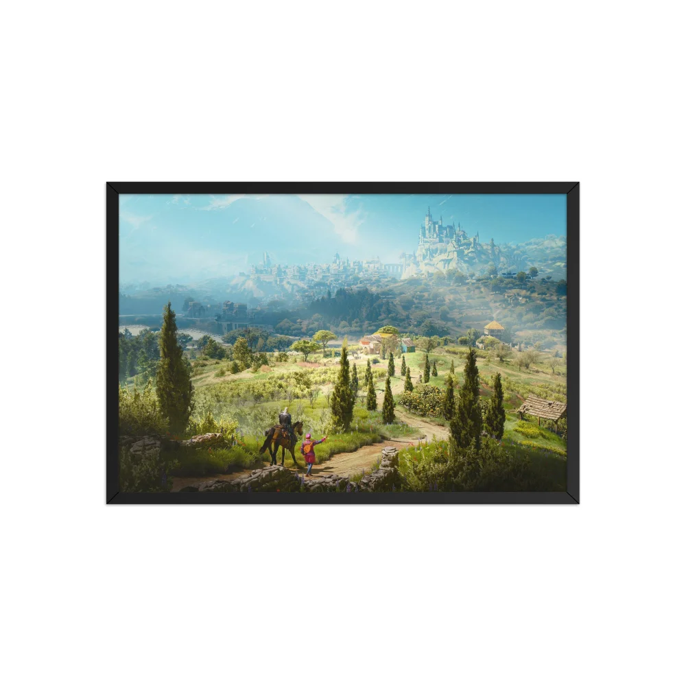 Geralt & Dandelion's Old Tale - Wall art Poster -20x30-front-68c8abe5e5a3b