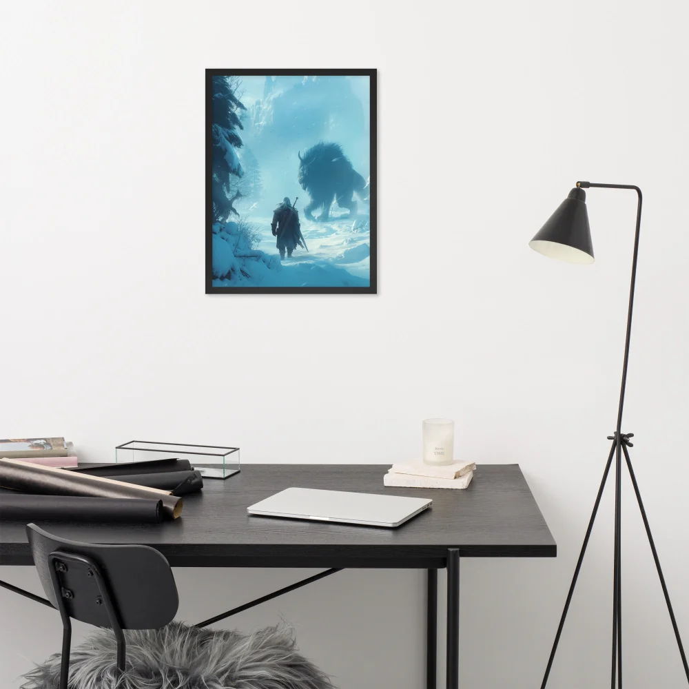 The White Wolf’s Prey - Poster Wall art-18x24-front-68c603a35cc8c