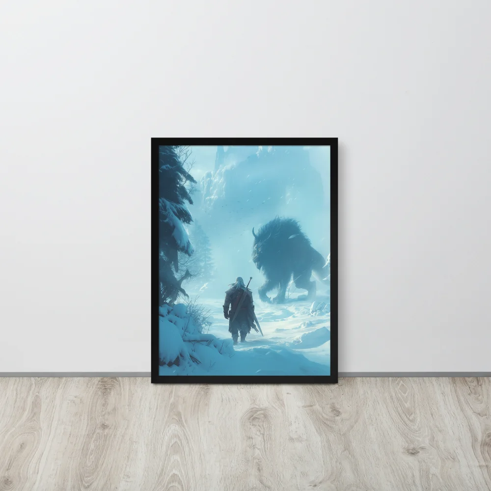 The White Wolf’s Prey - Poster Wall art-18x24-front-68c603a35dfc5