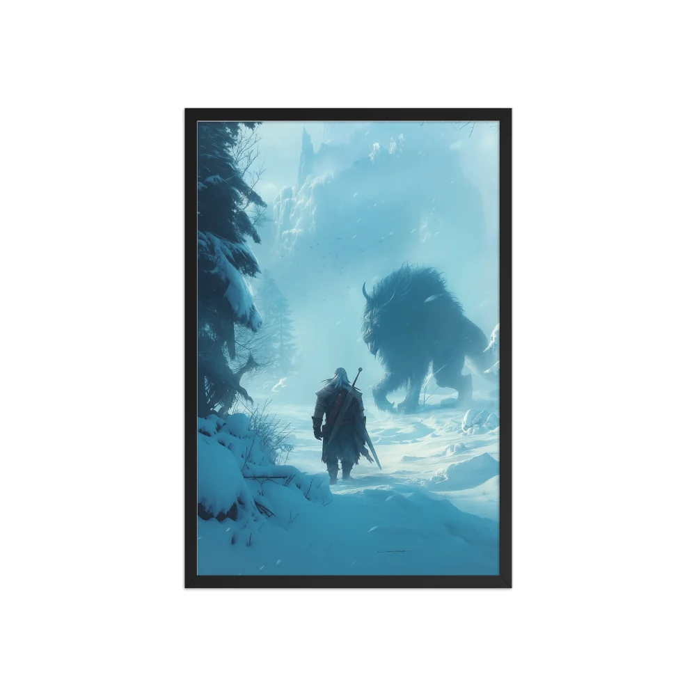 The White Wolf’s Prey - Poster Wall art-20x30-front-68c604b3ae965