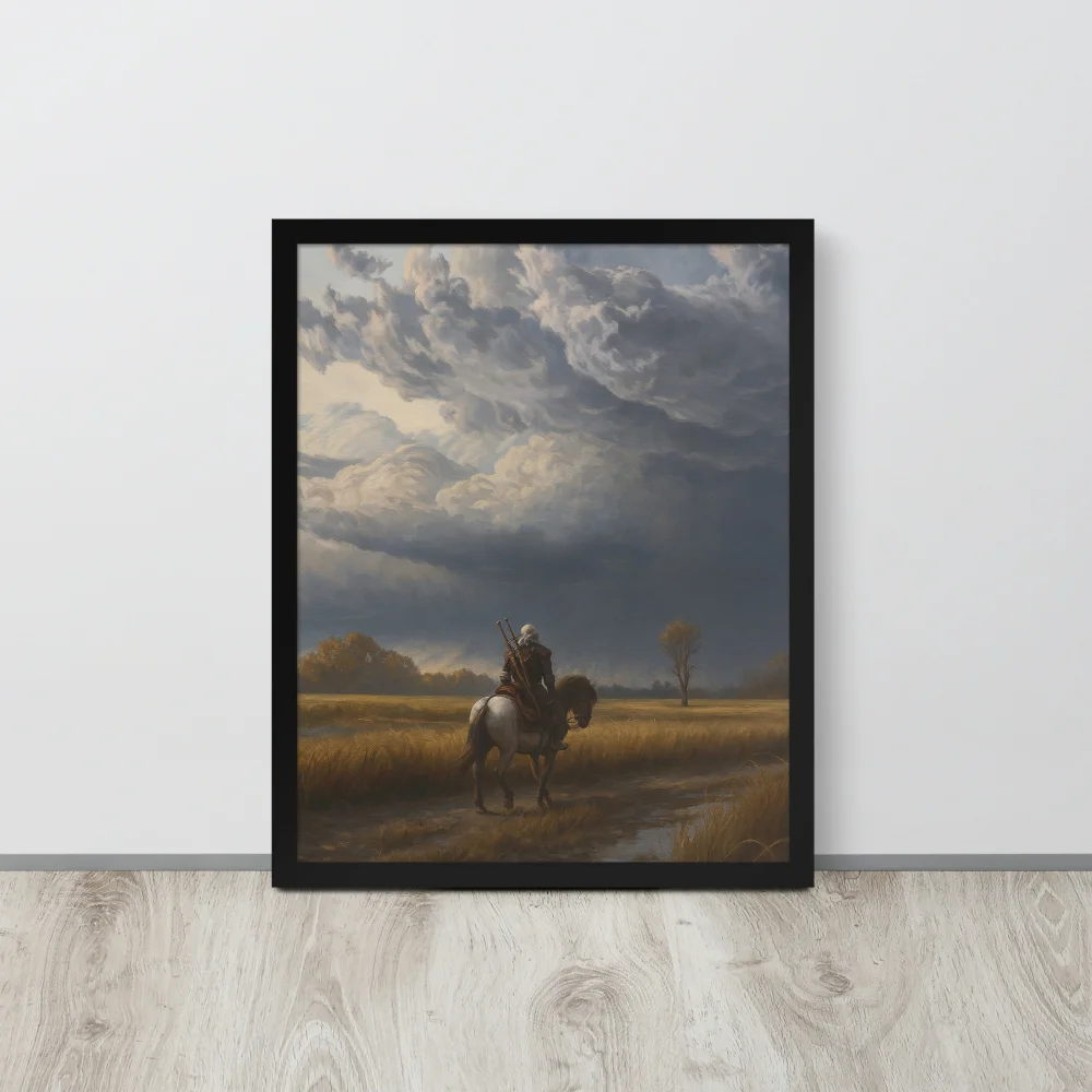 Witcher Beneath the Ashen Skies - Poster Wall art -16x20-front-68c729a8ad134
