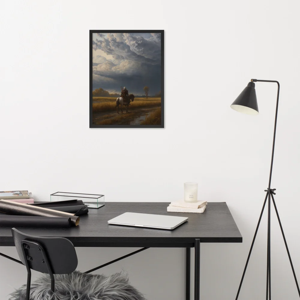 Witcher Beneath the Ashen Skies - Poster Wall art -18x24-front-68c729a8abfc6