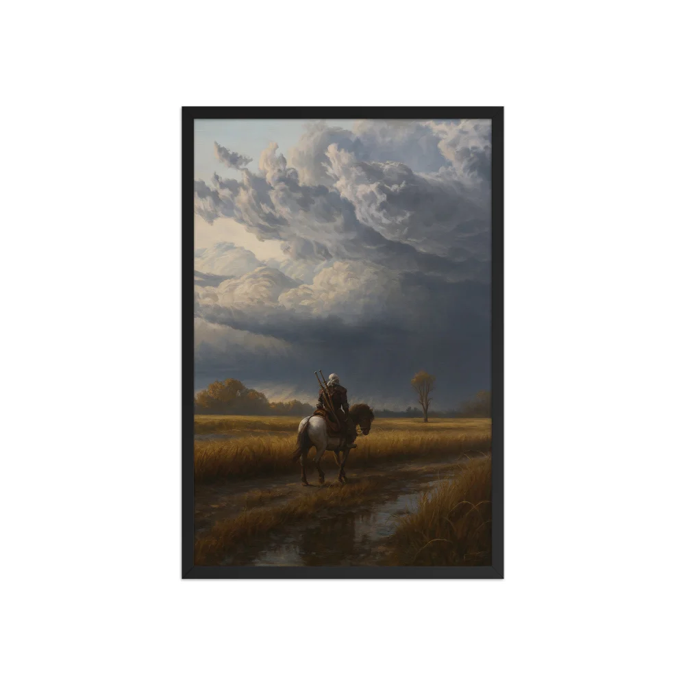Witcher Beneath the Ashen Skies - Poster Wall art -20x30-front-68c729a8ad8fb