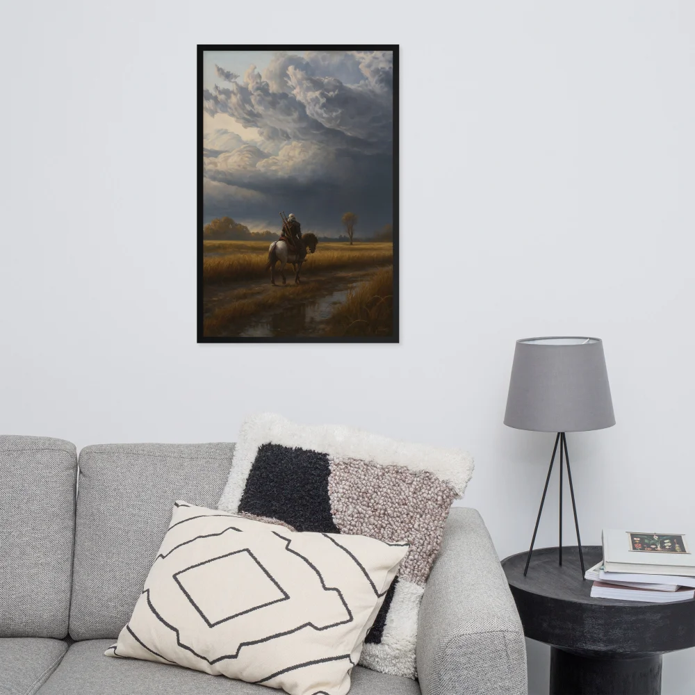 Witcher Beneath the Ashen Skies - Poster Wall art -24x36-front-68c729a8abb9f