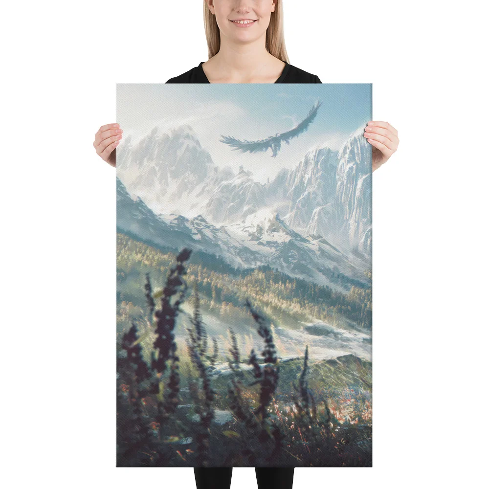 Witcher Sliced Wall art Canvasq1-24x36