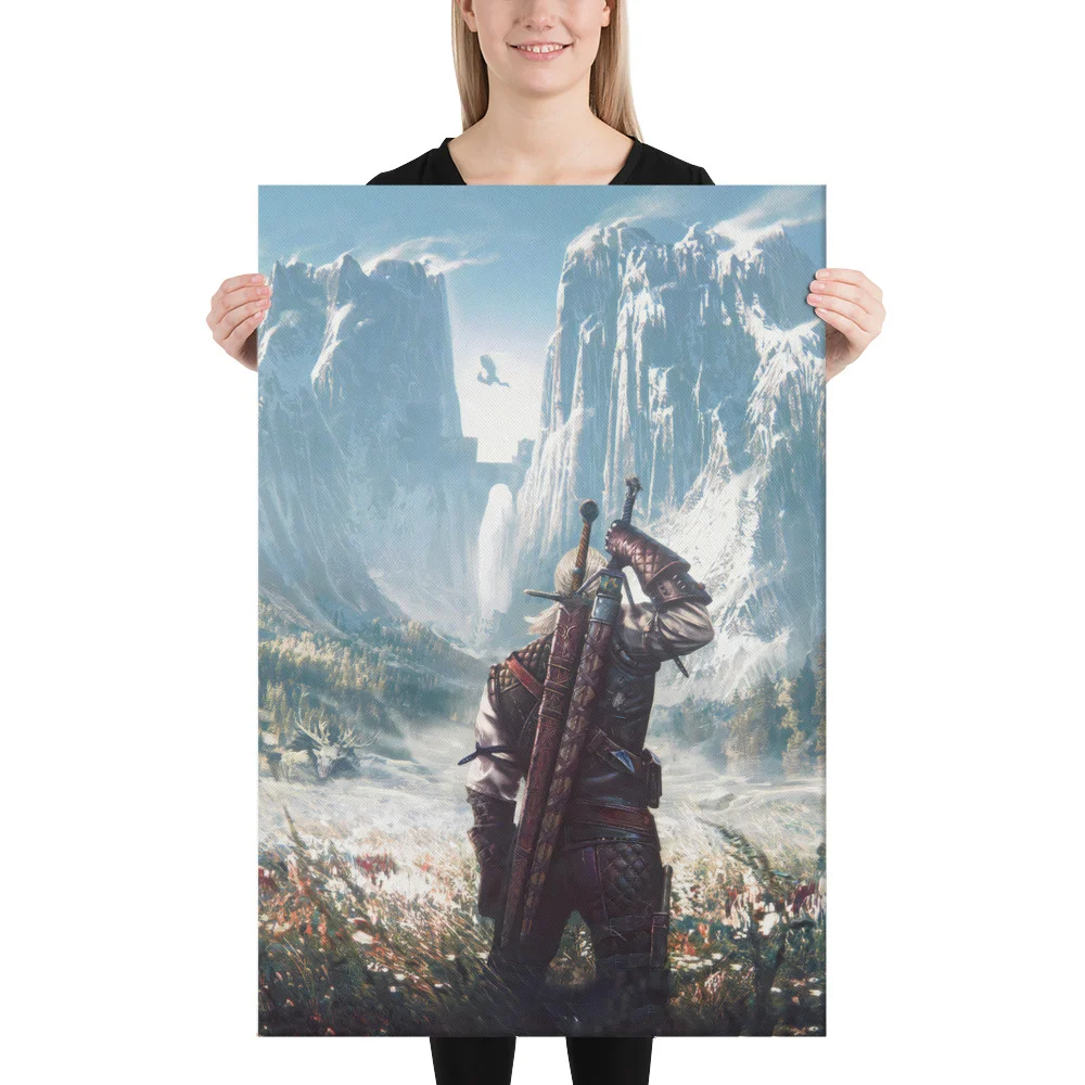 Witcher Sliced Wall art Canvasq2-24x36-