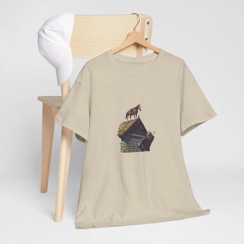 whimsical-animal-tee-unisex-heavy-cotton-shirt-for-nature-lovers-gift-for-cow-enthusiasts-casual-wear-unique-art-tee